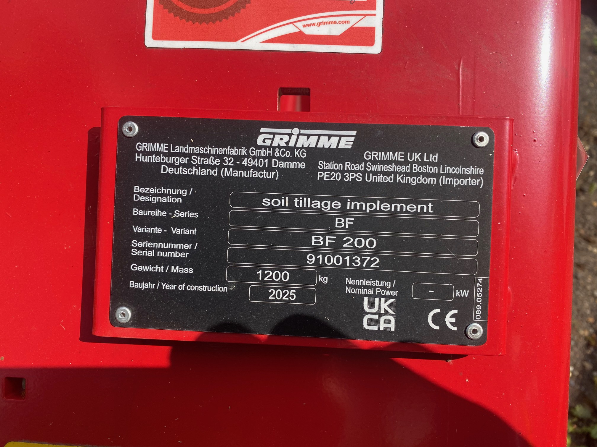 Grimme Bf200