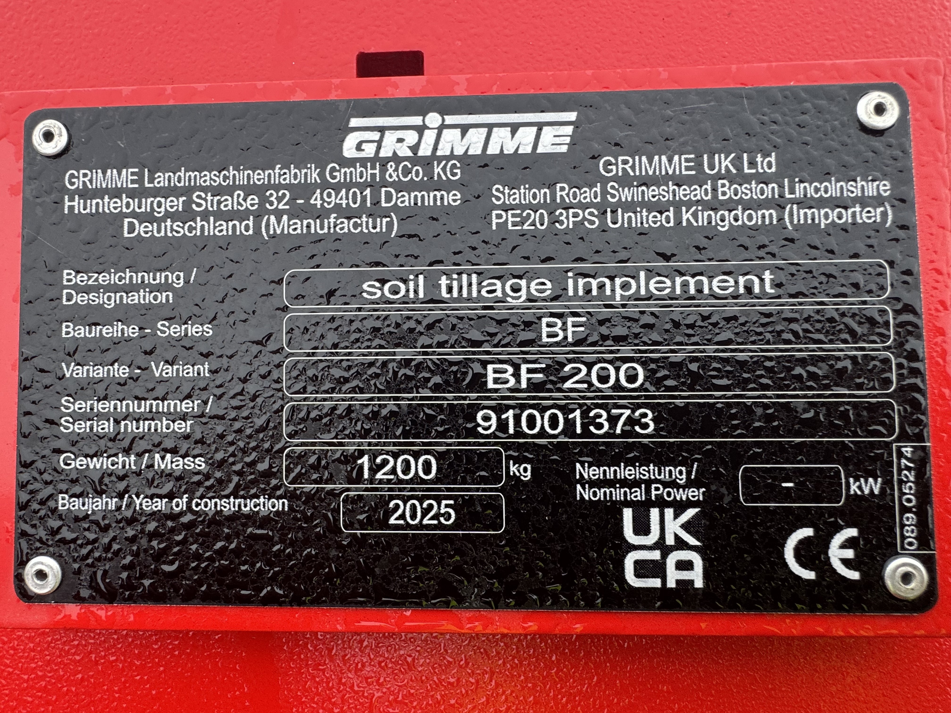 Grimme Bfl200
